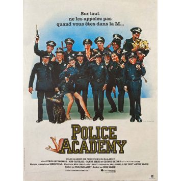 POLICE ACADEMY Affiche de cinéma- 40x54 cm. - 1984 - Steve Guttenberg, Hugh Wilson