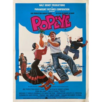 POPEYE French Movie Poster- 15x21 in. - 1980 - Robert Altman, Shelley Duvall