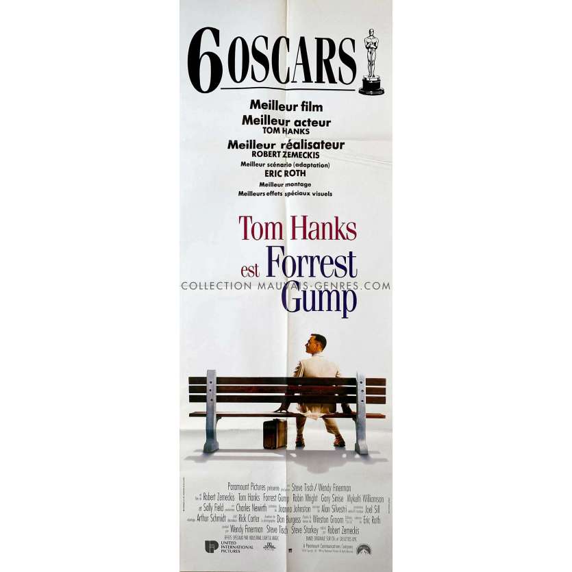 FORREST GUMP Affiche de cinéma- 60x160 cm. - 1994 - Tom Hanks, Robert Zemeckis