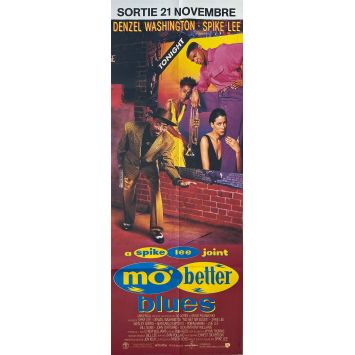 MO BETTER BLUES Affiche de cinéma- 60x160 cm. - 1990 - Denzel Washington, Spike Lee