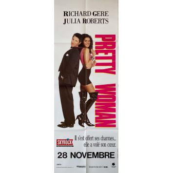 PRETTY WOMAN French Movie Poster- 23x63 in. - 1990 - Gary Marshall, Julia Roberts