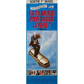 THE NAKED GUN French Movie Poster- 23x63 in. - 1988 - ZAZ, Leslie Nielsen