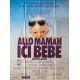 ALLO MAMAN ICI BEBE Affiche de cinéma- 120x160 cm. - 1989 - John Travolta, Amy Heckerling