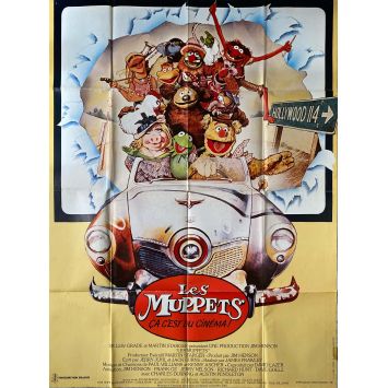 THE MUPPET MOVIE French Movie Poster- 47x63 in. - 1979 - James Frawley, Frank Oz