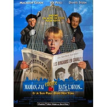 HOME ALONE 2 French Movie Poster- 47x63 in. - 1992 - Chris Colombus, Macaulay Culkin