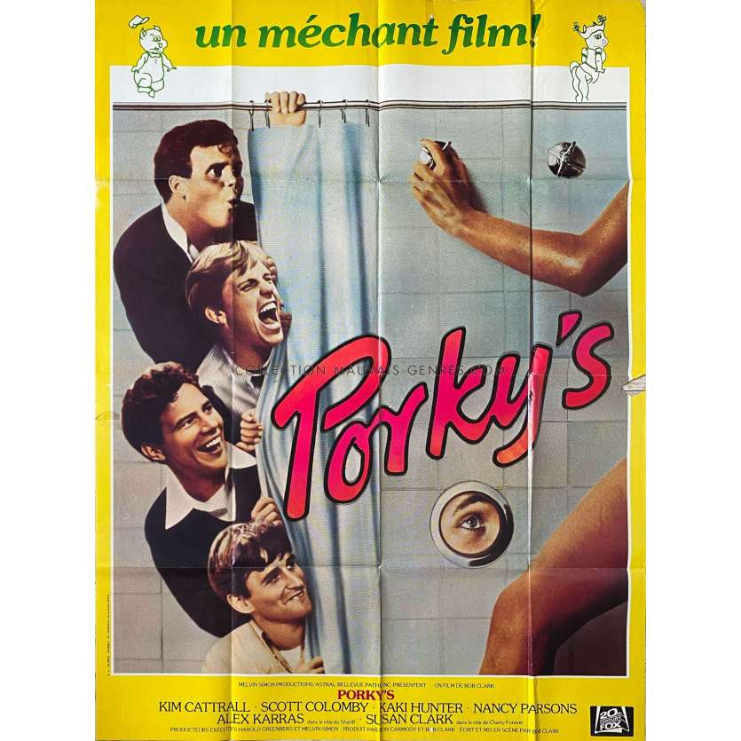 PORKY'S French Movie Poster- 47x63 in. - 1981 - Bob Clark, Dan Monahan