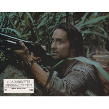 A LA POURSUITE DU DIAMANT VERT Photo de film N01 - 22x28 cm. - 1984 - Michael Douglas, Robert Zemeckis