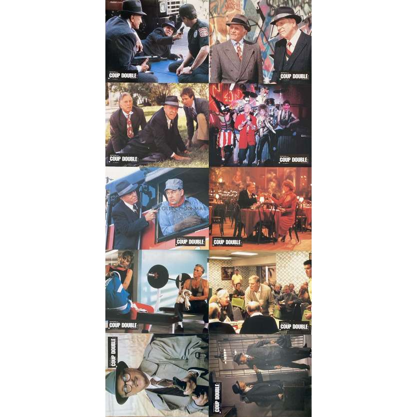 COUP DOUBLE Photos de film x10 - 22x28 cm. - 1986 - Burt Lancaster, Jeff Kanew