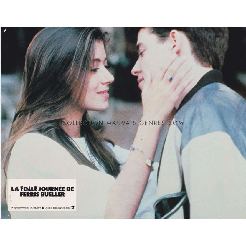 FERRIS BUELLER'S DAY OFF French Lobby Card N10 - 9x12 in. - 1986 - John Hugues, Matthew Broderick