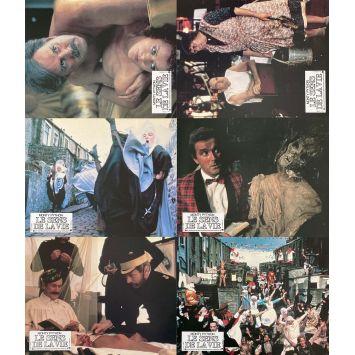 MONTY PYTHON'S THE MEANING OF LIFE French Lobby Cards x6 - 9x12 in. - 1983 - Terry Jones, John Cleese