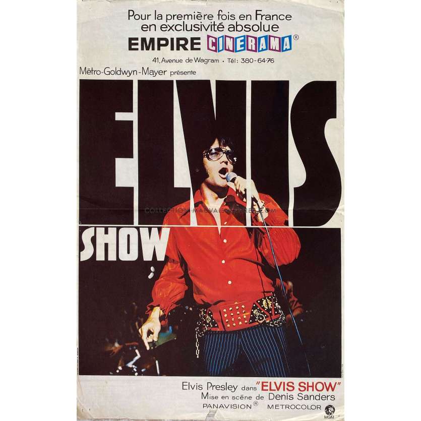 ELVIS SHOW Affiche de cinéma- 40x60 cm. - 1970 - Elvis Presley, Denis Sanders