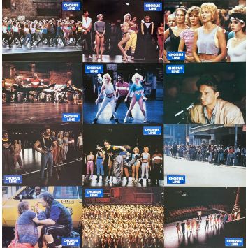 CHORUS LINE Photos de film x12 - 22x28 cm. - 1985 - Michael Douglas, Richard Attenborough