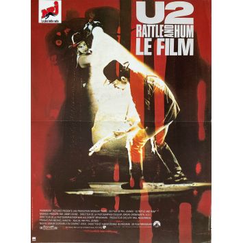 U2 RATTLE AND HUM French Movie Poster- 15x21 in. - 1988 - Phil Joanou, Bono