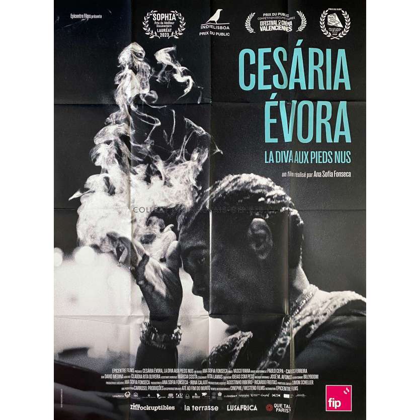 CESARIA EVORA French Movie Poster- 47x63 in. - 2022 - Ana Sofia Fonseca, Cesaria Evora