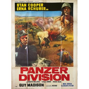 THE BATTLE OF THE LAST PANZER French Movie Poster- 47x63 in. - 1969 - José Luis Merino, Stelvio Rosi