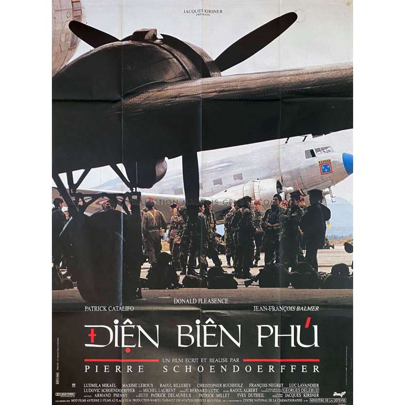 DIEN BIEN PHU Affiche de cinéma- 120x160 cm. - 1992 - Donald Pleasance, Pierre Schoendoerffer