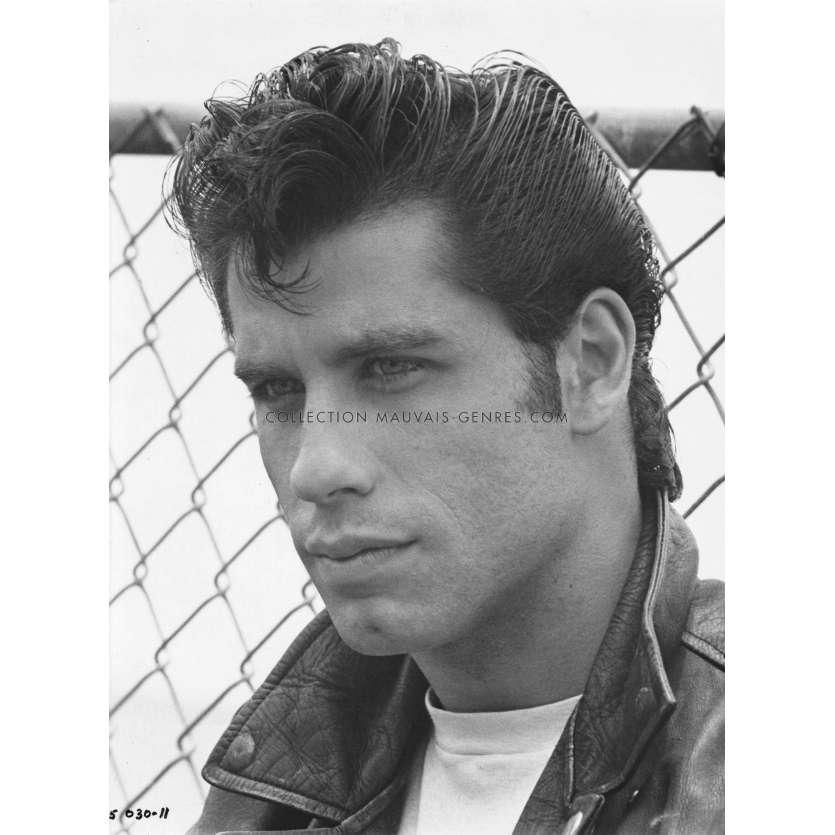 GREASE French Movie Still N02 - 7x9 in. - 1978 - Randal Kleiser, John Travolta