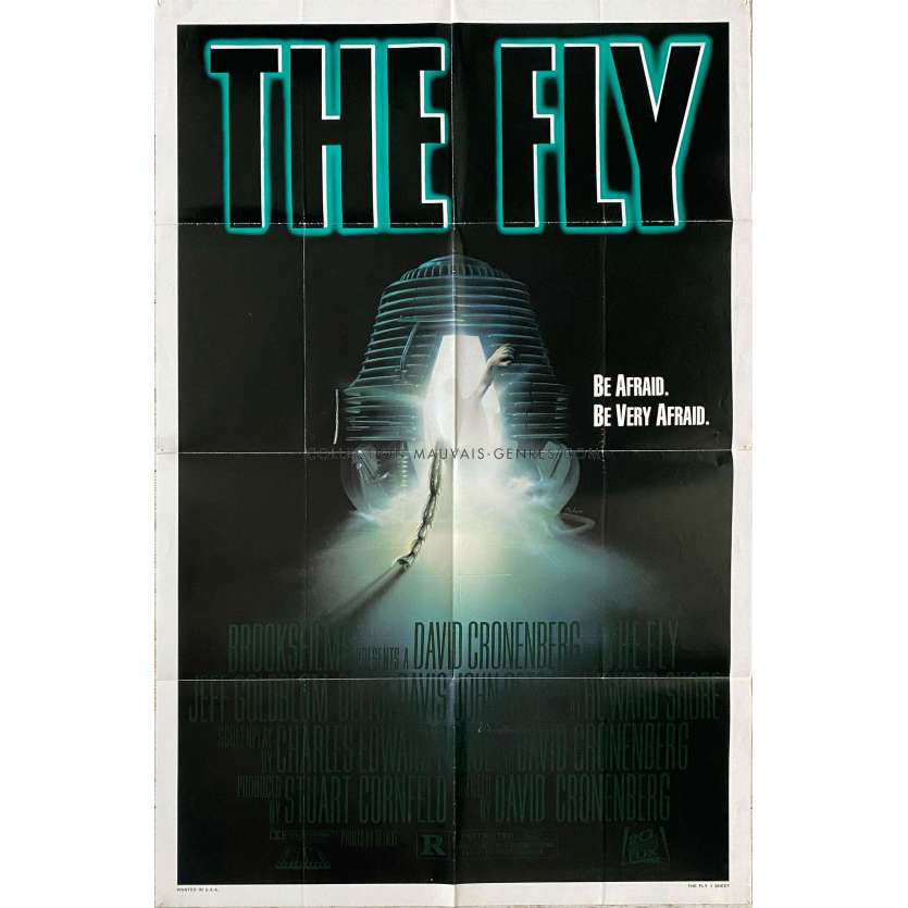 THE FLY U.S Movie Poster- 27x41 in. - 1986 - David Cronenberg, Jeff Goldblum