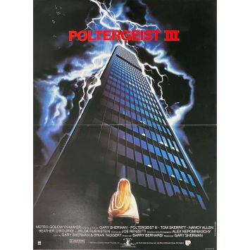 POLTERGEIST III Affiche de cinéma- 40x54 cm. - 1988 - Heather O'Rourke, Gary Sherman