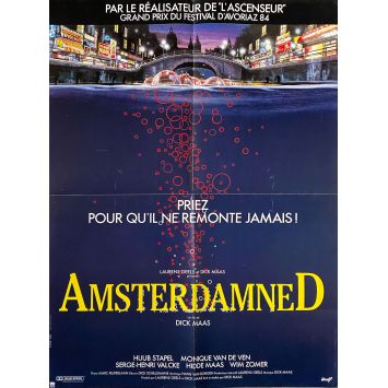 AMSTERDAMNED Affiche de cinéma- 60x80 cm. - 1988 - Huub Stapel, Dick Maas