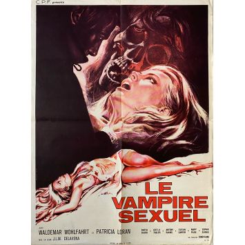 LE VAMPIRE SEXUEL Affiche de cinéma- 60x80 cm. - 1971 - Wal Davis, José Luis Madrid