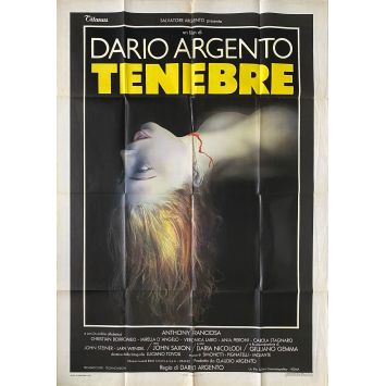 TENEBRAE Italian Movie Poster- 39x55 in. - 1982 - Dario Argento, John Saxon