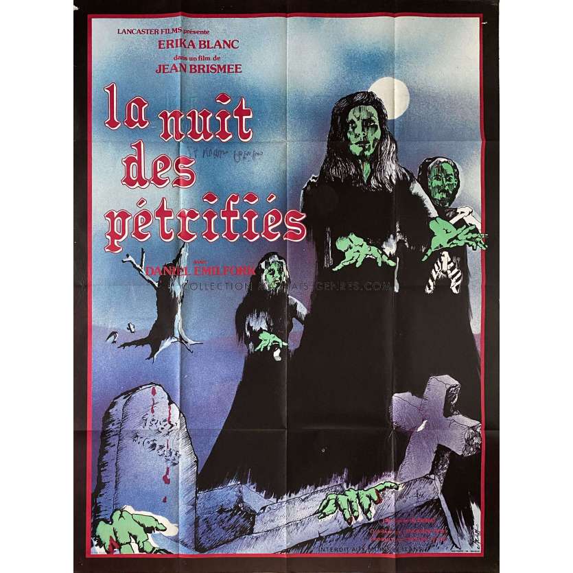 THE DEVIL'S NIGHMARE French Movie Poster- 47x63 in. - 1971 - Jean Brismée, Erika Blanc