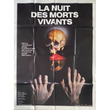 LA NUIT DES MORTS VIVANTS Affiche de cinéma- 120x160 cm. - 1968/R1980 - Duane Jones, George A. Romero