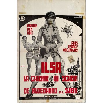 ILSA LA CHIENNE DU SHEIK Affiche de cinéma- 35x55 cm. - 1976 - Dyanne Thorne, Don Edmonds