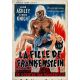 LA FILLE DE FRANKENSTEIN Affiche de cinéma- 35x55 cm. - 1958 - Richard E. Cunha, Richard E. Cunha