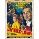 LES YEUX DE LA NUIT Affiche de cinéma- 35x55 cm. - 1948 - Edward G. Robinson, John Farrow