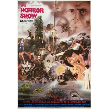 THE HORROR SHOW Spanish Movie Poster- 29x40 in. - 1979 - Richard Schickel, Anthony Perkins