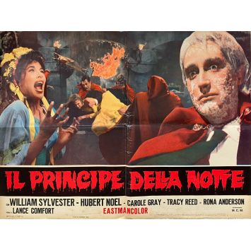 DEVILS OF DARKNESS Italian Movie Poster- 18x26 in. - 1965 - Lance Comfort, William Sylvester