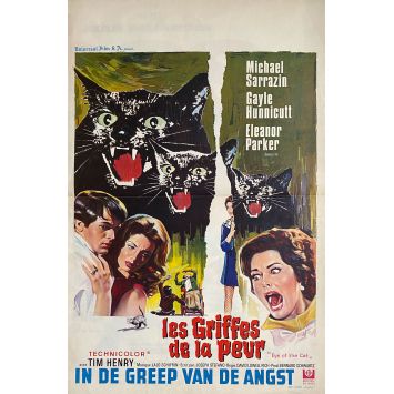 EYE OF THE CAT Belgian Movie Poster- 14x21 in. - 1969 - David Lowell Rich, Michael Sarrazin