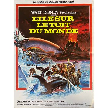 L'ILE SUR LE TOIT DU MONDE Affiche de cinéma- 40x54 cm. - 1974 - David Hartman, Robert Stevenson