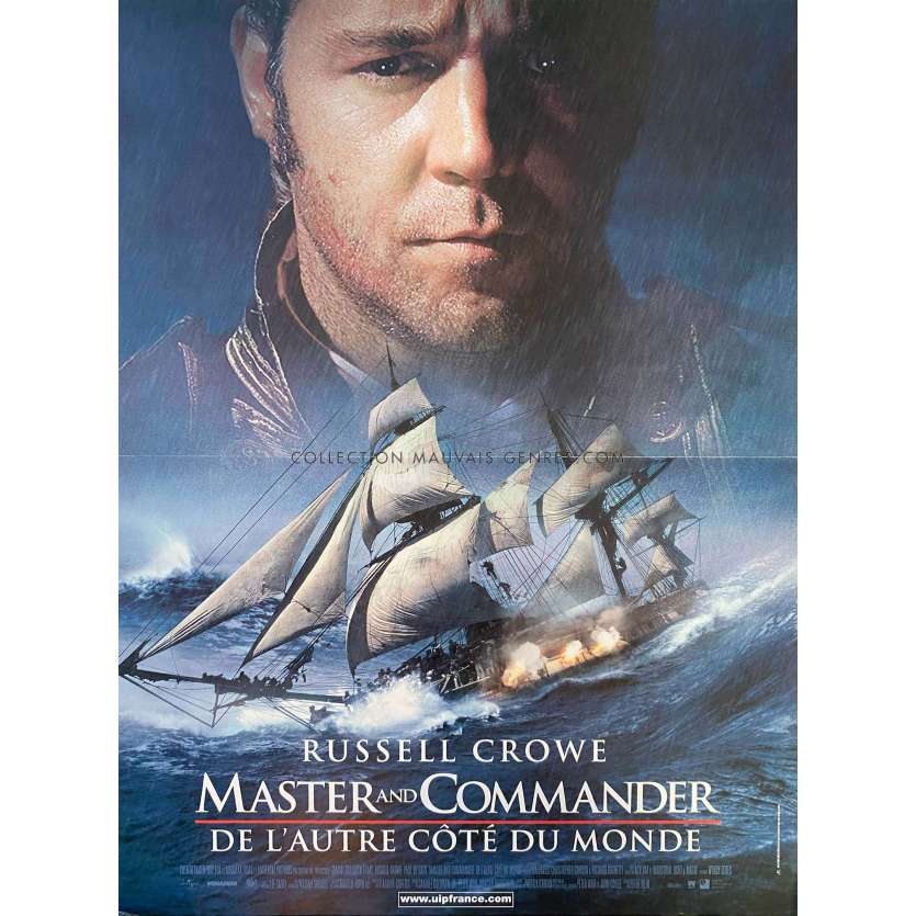 MASTER AND COMMANDER French Movie Poster- 15x21 in. - 2003 - Peter Weir, Russell Crowe