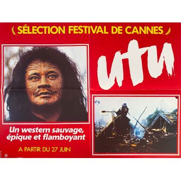 UTU French Movie Poster- 23x32 in. - 1983 - Geoff Murphy, Anzac Wallace