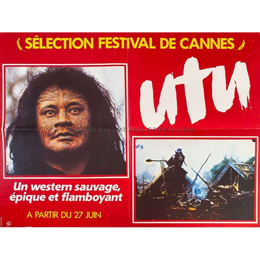 UTU French Movie Poster- 23x32 in. - 1983 - Geoff Murphy, Anzac Wallace