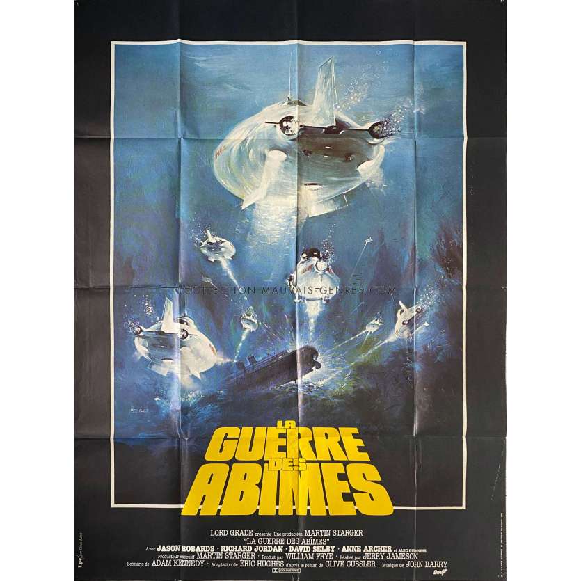 LA GUERRE DES ABIMES Affiche de cinéma- 120x160 cm. - 1980 - Jason Robards, Jerry Jameson