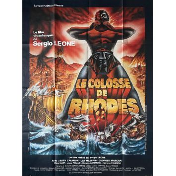 LE COLOSSE DE RHODES Affiche de cinéma- 120x160 cm. - 1961/R1980 - Lea Massari, Sergio Leone