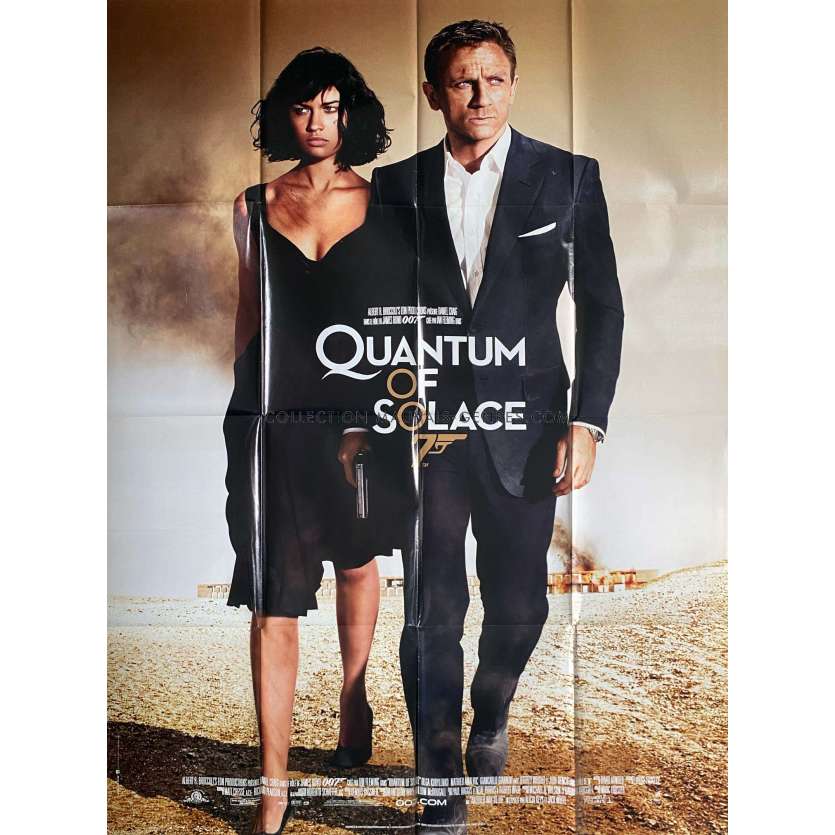 QUANTUM OF SOLACE Affiche de cinéma- 120x160 cm. - 2008 - Daniel Craig, Marc Forster