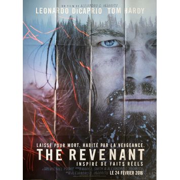 THE REVENANT French Movie Poster- 47x63 in. - 2016 - Alejandro González Iñárritu, Leonardo DiCaprio