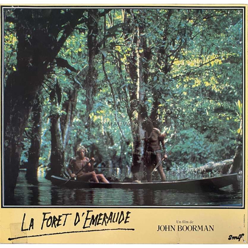 EMERALD FOREST French Lobby Card N01 - 11x11 in. - 1985 - John Boorman, Powers Boothe