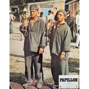 PAPILLON French Lobby Card N02 - 9x12 in. - 1973 - Franklin J. Schaffner, Steve McQueen