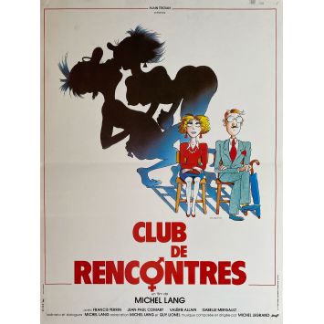 CLUB DE RENCONTRES Affiche de film- 40x54 cm. - 1987 - Francis Perrin, Michel Lang