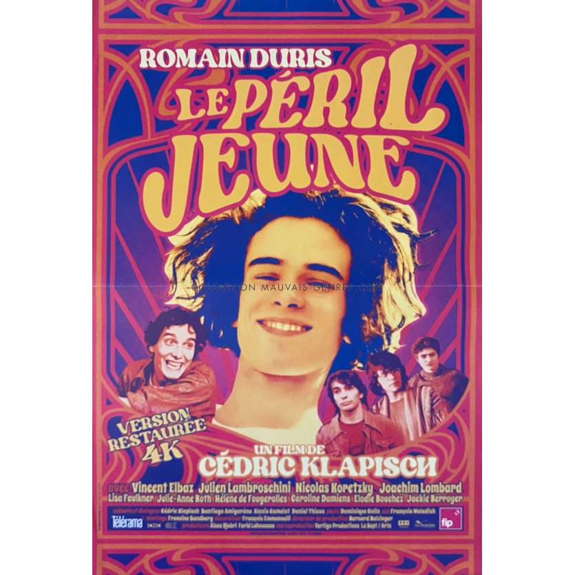 LE PERIL JEUNE Affiche de film- 40x60 cm. - 1994/R2024 - Romain Duris, Cédric Klapisch