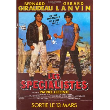 LES SPECIALISTES Affiche de film- 40x60 cm. - 1985 - Gérard Lanvin, Patrice Leconte