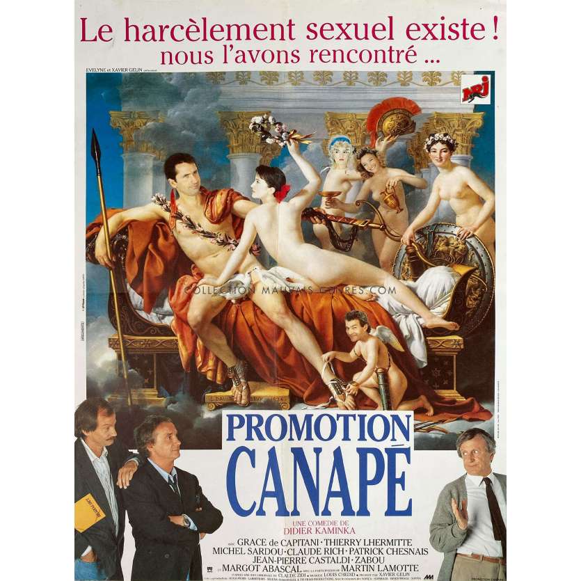 PROMOTION CANAPE Affiche de film- 40x54 cm. - 1990 - Thierry Lhermitte, Didier Kaminka