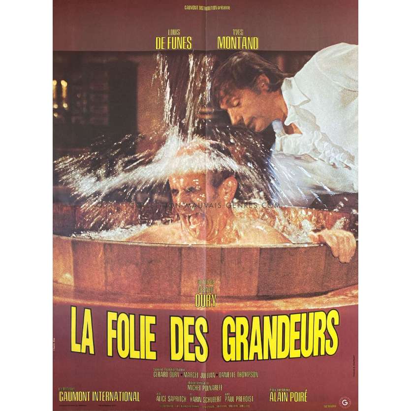 DELUSIONS OF GRANDEUR French Movie Poster- 23x32 in. - 1971 - Gérard Oury, Louis de Funes