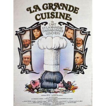 WHO IS KILLING THE GREAT CHEFS OF EUROPE French Movie Poster- 23x32 in. - 1978 - Ted Kotcheff, Jacqueline Bisset